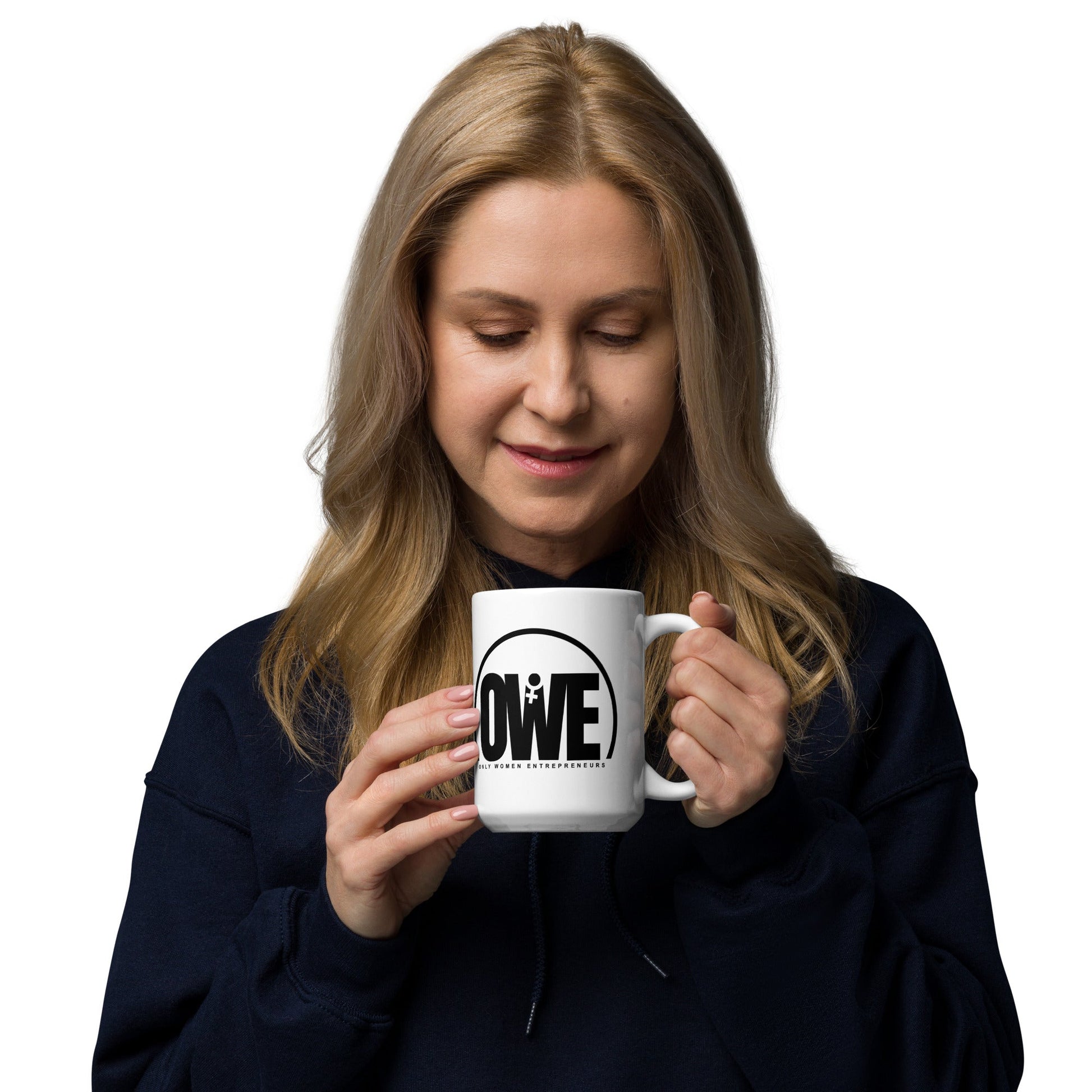 OWE White Glossy Mug - OWE